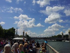 Cruising down the River Seine