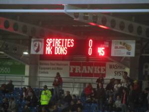 Goalless at the break