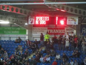 One goal separates the sides