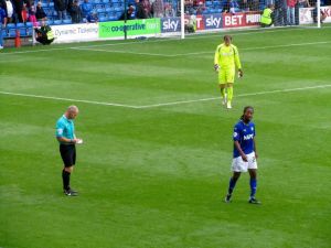 Daniel Johnson receives a late booking