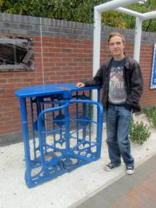 An old turnstile from Saltergate