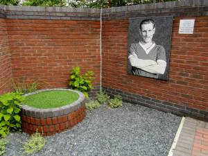 The corner of the garden