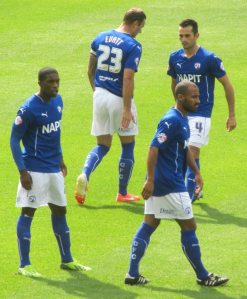 Chesterfield prepare for the match