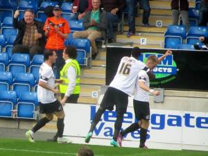Paddy Madden opens the scoring