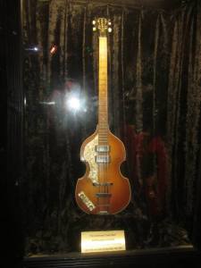 The guitar played by Paul McCartney at the Cavern in 1999