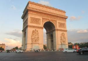 The Arc de Triomphe