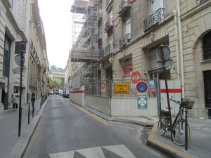 The back entrance that Diana and Dodi left from before their fatal crash in 1997