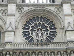 One of the windows of the cathedral
