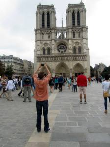 Photographing another monument