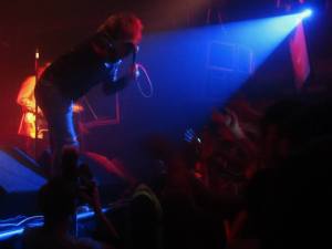 Vocalist Matt Bowman had plenty of fun with the Sheffield crowd