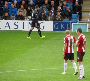 Tommy Lee is sent off