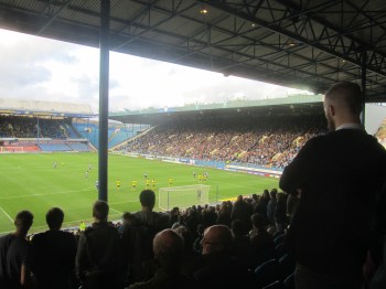 Watching the tense final few moments