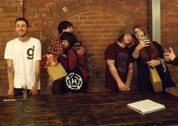 Laughter, hugs and selfies