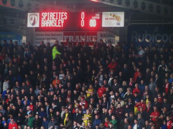 A great away following for the Tykes