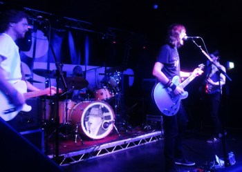 The band perform material from the new album