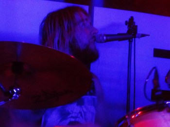 Alex Bailey on drums
