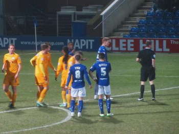 Sam Hird us dismissed after just 2 minutes