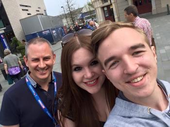 Selfie with Michelle and Brendan Moore